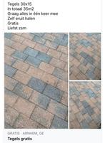 Tegels, Ophalen, Gebruikt, 10 m² of meer, Beton