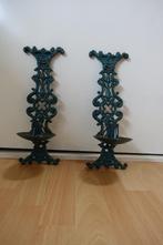 Wand kandelaar 2 x, Huis en Inrichting, Woonaccessoires | Kandelaars en Kaarsen, Ophalen, Gebruikt, 25 tot 50 cm, Metaal