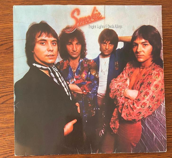 LP Smokie Bright Lights & Back Alleys 1977, Cd's en Dvd's, Vinyl | Rock, Zo goed als nieuw, Poprock, 12 inch, Ophalen of Verzenden