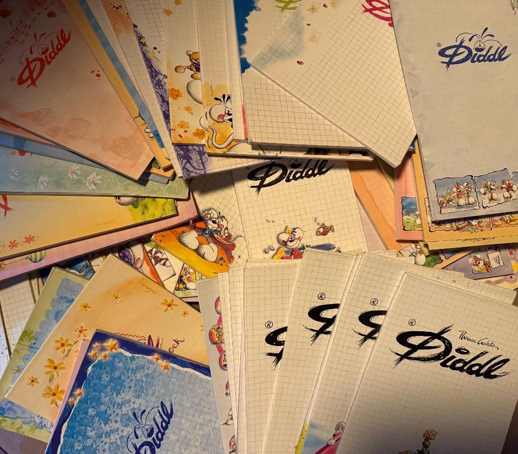 Diddl A6 Blokken, Ophalen of Verzenden, Verschillende figuren, Gebruikt, Papier, Kaart of Schrift