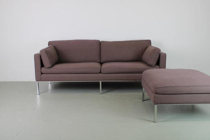 Artifort 905/2 2,5 zits bank met hocker, Huis en Inrichting, Banken | Bankstellen, Gebruikt, 200 tot 250 cm, 75 tot 100 cm, Stof