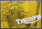 Originele NL Stokvis-folder met Triumph-modellen 1966, Motoren, Handleidingen en Instructieboekjes, Triumph