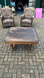 Antieke Salontafel, Ophalen of Verzenden, Gebruikt, Rechthoekig, 50 tot 100 cm