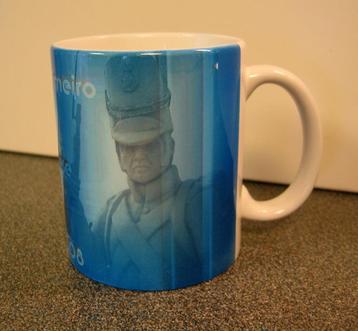 Portugal... Nieuwe mok - blauw militair leger monument 1808 beschikbaar voor biedingen