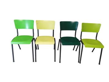 2148 vintage schoolstoelen stoelen eetkamerstoelen industrie beschikbaar voor biedingen