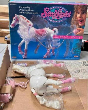 Walking Starlight Horse Galoob - 1992 NIEUW in doos Paard beschikbaar voor biedingen