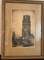 Ets Laurenskerk, Rotterdam - van Munster ,jaren 20-30, Ophalen of Verzenden