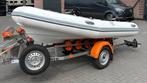Tigermarine Rib Suzuki 15pk met trailer, Watersport en Boten, Zo goed als nieuw, Benzine, Minder dan 70 pk, Overige materialen
