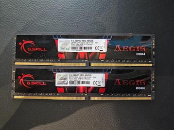 G.Skill Aegis 16GB(2x8GB) 3200MHz CL16 beschikbaar voor biedingen