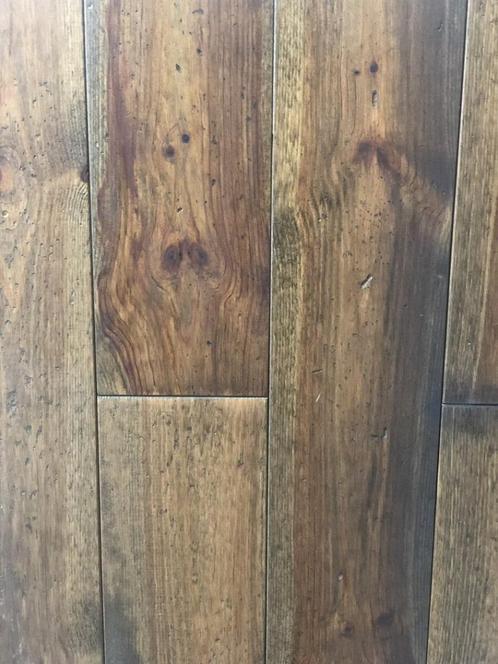 VEROUDERDE PINE VLOER, KANT & KLAAR GEOLIED, Huis en Inrichting, Stoffering | Vloerbedekking, Nieuw, Overige typen, Crème, Beige