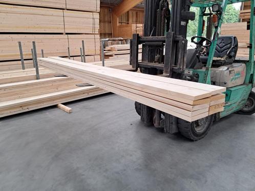 Partijtje vuren 2,5x16 glad, Tuin en Terras, Palen, Balken en Planken, Zo goed als nieuw, Balken, 250 cm of meer, Ophalen