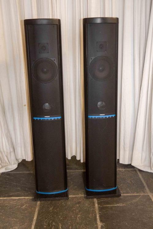Finlux. AAD4000 luidsprekerboxen, Audio, Tv en Foto, Luidsprekers, Gebruikt, Front, Rear of Stereo speakers, Minder dan 60 watt