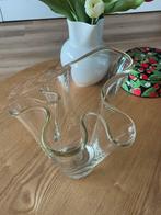 Vintage glazen vaas, Overige kleuren, Ophalen of Verzenden, Minder dan 50 cm, Glas