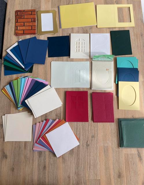 Kaarten maak pakket!, Hobby en Vrije tijd, Kaarten | Zelf maken, Zo goed als nieuw, Overige typen, Overige thema's, Ophalen