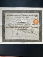 Nederlandsch-Indische Spoorweg-Maatschappij, Ophalen of Verzenden, 1920 tot 1950, Aandeel