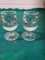 borrel druppel glaasjes kristal glas, Verzamelen, Glas en Borrelglaasjes, Ophalen of Verzenden, 'T Olde Gre-j, Info@toldegrej.nl