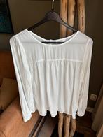 Prachtige blouse Mansi J-label J-lab3l) 36 S creme viscose, Ophalen of Verzenden, Gedragen, Maat 36 (S), Wit