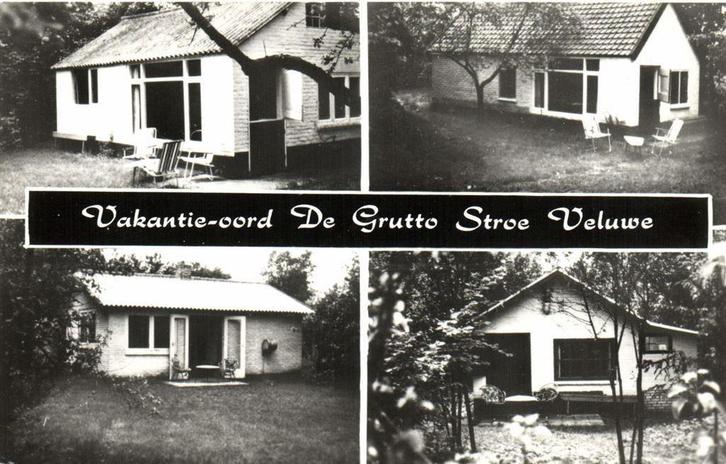 Vakantie-oord De Grutto Stroe Veluwe - 4 afb - ongelopen, Verzamelen, Ansichtkaarten | Nederland, Ongelopen, Gelderland, Voor 1920