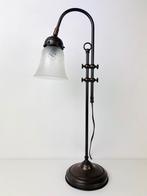 Art Nouveau verstelbare bronzen tafellamp 1920, Huis en Inrichting, Lampen | Tafellampen, Ophalen of Verzenden, Zo goed als nieuw