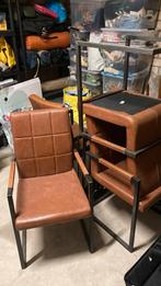 Vier nette eetkamerstoelen, Huis en Inrichting, Ophalen, Overige materialen, Bruin, Zo goed als nieuw