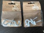 Wit. 4 stuks. Embrassehaken. Nieuw., Ophalen of Verzenden, Nieuw, Wit