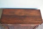 Prachtige antieke mahonie dressoir, halkast met jazoeziedeur, Verzenden