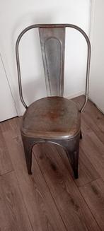 Retro metalen stoel fabrique art, Huis en Inrichting, Ophalen, Overige kleuren, Zo goed als nieuw, Metaal