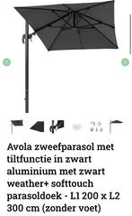 Zweefparasol, Ophalen, Kantelbaar, Nieuw, 2 tot 3 meter