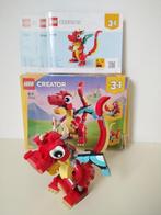 LEGO Creator 3in1 Rode draak (31145), Ophalen of Verzenden, Zo goed als nieuw, Complete set, Lego