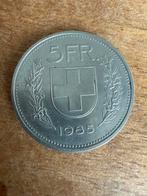 Zwitserse 5 franken munt 1985, Ophalen, Overige landen, Losse munt, Zilver