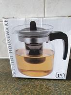 Glazen theepot, Huis en Inrichting, Keuken | Keukenbenodigdheden, Ophalen of Verzenden, Nieuw