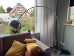 Grote Vloerlamp met Sierlijke Bol, Ophalen, Gebruikt, Metaal, 150 tot 200 cm