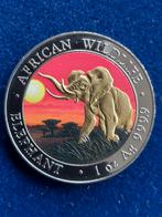 Somali Olifant 2016 Black Ruthenium Edition zilver, Postzegels en Munten, Edelmetalen en Baren, Ophalen of Verzenden, Zilver