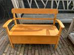 Vintage Herlag kinderbankje met opbergruimte, Ophalen, Gebruikt, Overige typen