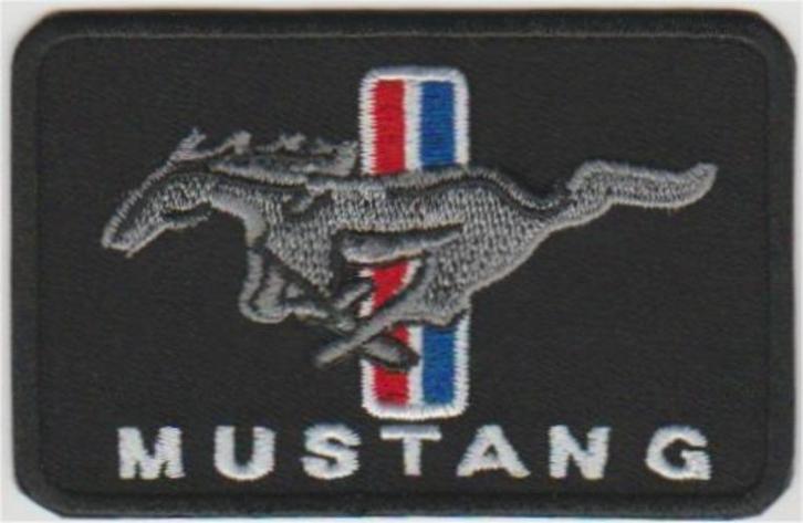 Ford Mustang stoffen opstrijk patch embleem #10, Verzamelen, Automerken, Motoren en Formule 1, Nieuw, Auto's, Ophalen of Verzenden