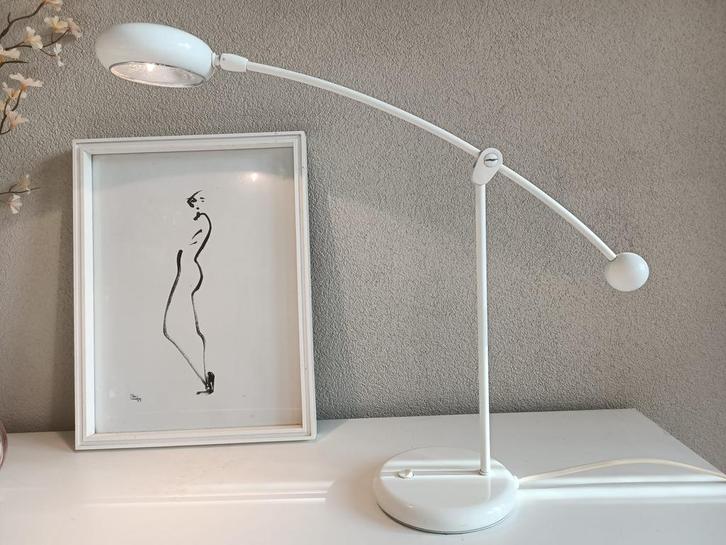 Vintage Hustadt Leuchten design bureaulamp | tafellamp, Huis en Inrichting, Lampen | Tafellampen, Zo goed als nieuw, Minder dan 50 cm