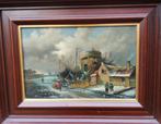 naar A. Schelfhout. Eikenhout paneel. Ca 1900. 45/35 cm., Ophalen