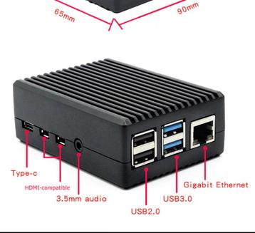 Raspberry PI Behuizing Passief Gekoeld, incl. 4 Interne Heat beschikbaar voor biedingen