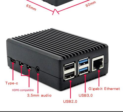 Raspberry PI Behuizing Passief Gekoeld, incl. 4 Interne Heat, Computers en Software, Moederborden, Nieuw, Overige typen, Overige soorten