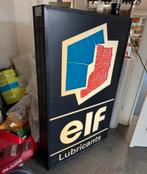 elf motor olie reclame lichtbak, Verzamelen, Merken en Reclamevoorwerpen, Ophalen, Gebruikt, ., Lichtbak of (neon) lamp