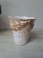 Bloempot, Rond, Ophalen of Verzenden, Zo goed als nieuw, Minder dan 25 cm