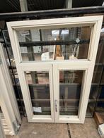 Hardhouten kozijnen stolpset 2 stuks, Doe-het-zelf en Verbouw, Kozijnen en Schuifpuien, Raamkozijn, Nieuw, Inclusief glas, 75 tot 150 cm