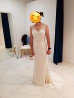 Trouwjurk gebroken wit Ladybird maat 36, Ophalen of Verzenden, Zo goed als nieuw, Wit, Trouwjurk