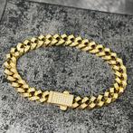 14k gouden armband cuban schakel, Ophalen of Verzenden, Nieuw, Goud
