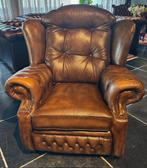 Chesterfield Fauteuil model "Suzanne" by Springvale, Huis en Inrichting, Fauteuils, Gebruikt, Klassiek tradionineel, Ophalen of Verzenden