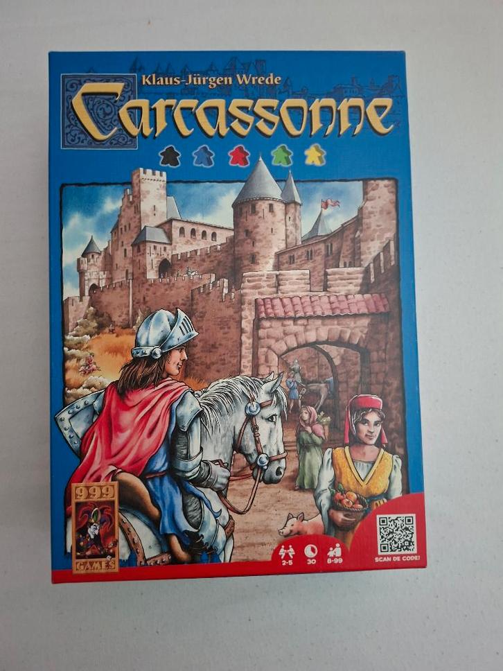 Carcassonne basisspel, Hobby en Vrije tijd, Gezelschapsspellen | Bordspellen, Zo goed als nieuw, Ophalen of Verzenden