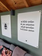 3 Mooie Zeildoek Posters 50x70cm - Setprijs!, Ophalen of Verzenden, Zo goed als nieuw