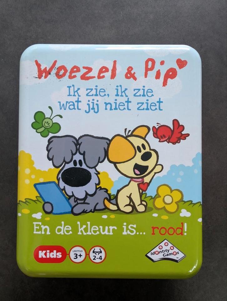 Woezel en Pip Ik zie, ik zie wat jij niet ziet spel, Hobby en Vrije tijd, Gezelschapsspellen | Kaartspellen, Zo goed als nieuw