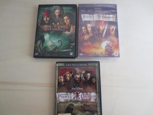 DVD Film 3stuks  Pirates of the Cariibbean, Cd's en Dvd's, Dvd's | Avontuur, Zo goed als nieuw, Vanaf 12 jaar, Ophalen of Verzenden