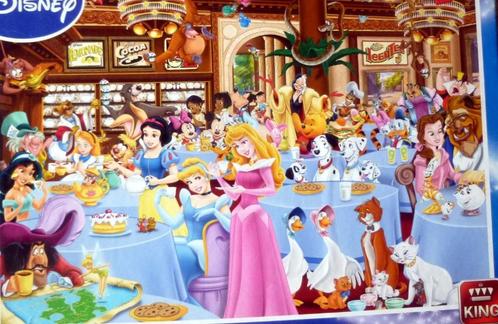 Disney prinsessen, feest 100 stukjes - compleet, Kinderen en Baby's, Speelgoed | Kinderpuzzels, Gebruikt, Meer dan 50 stukjes